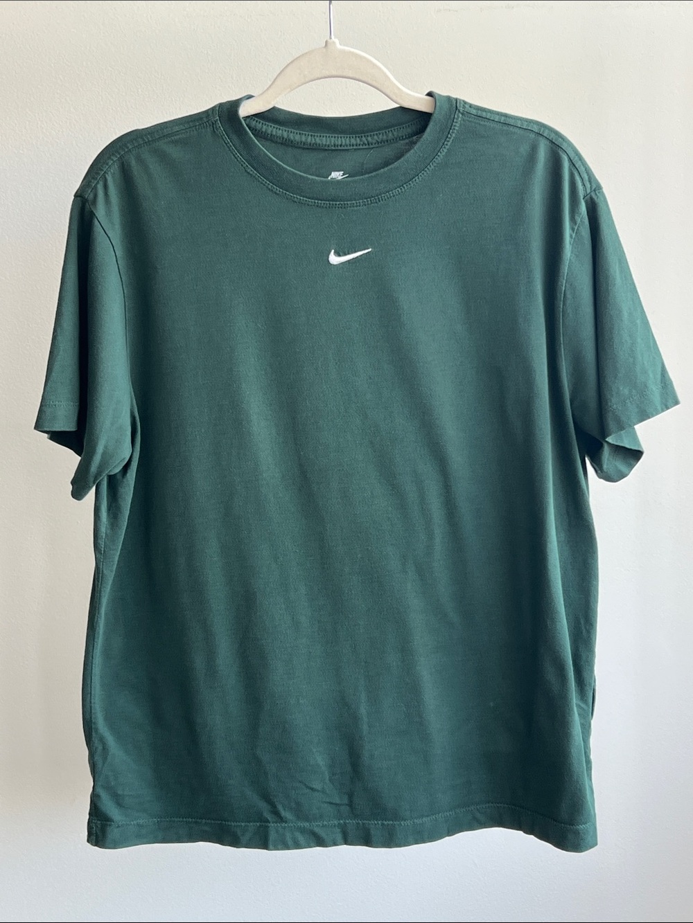 Nike Green Swoosh Crewneck T-Shirt
